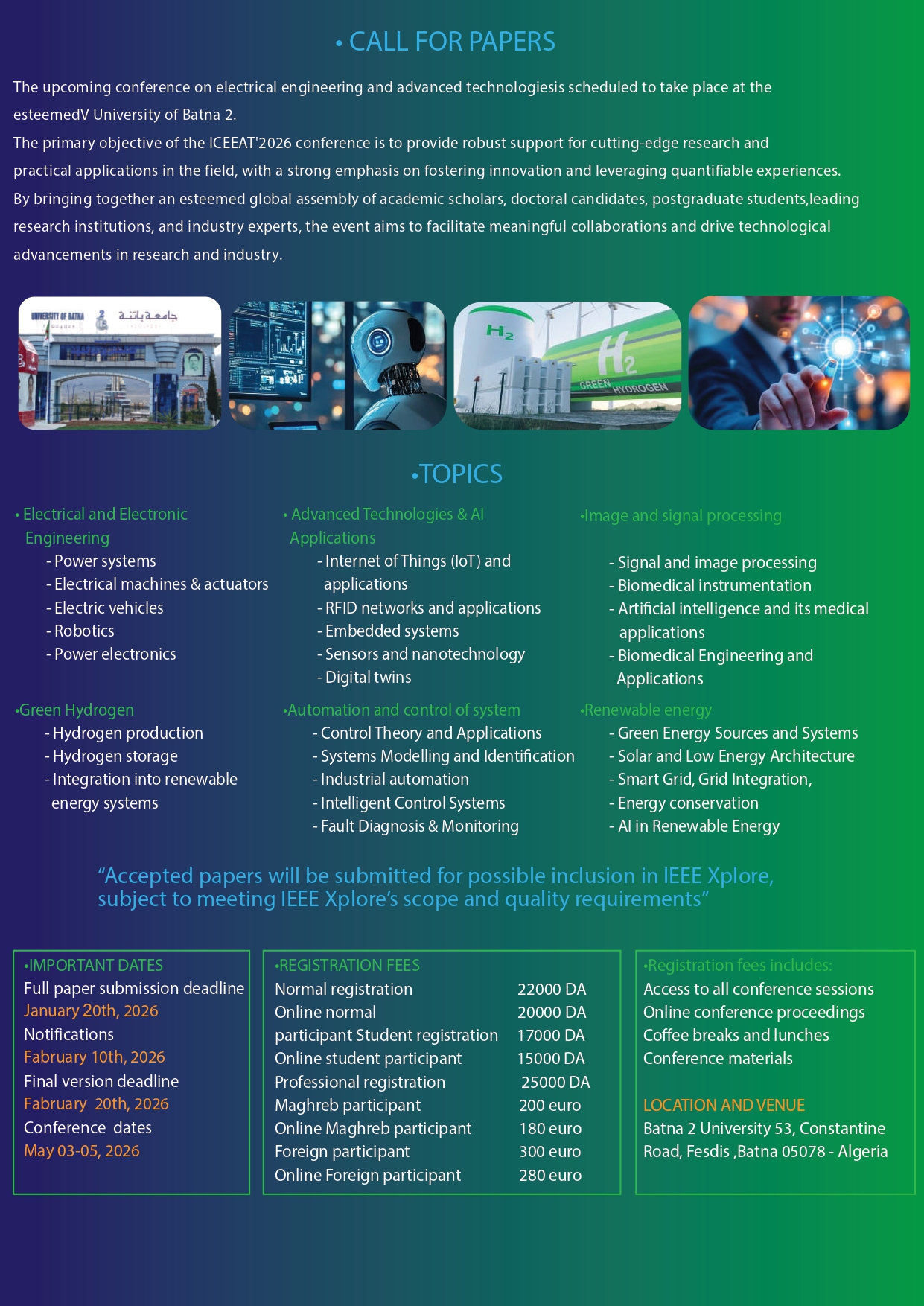 Call for Paper Poster